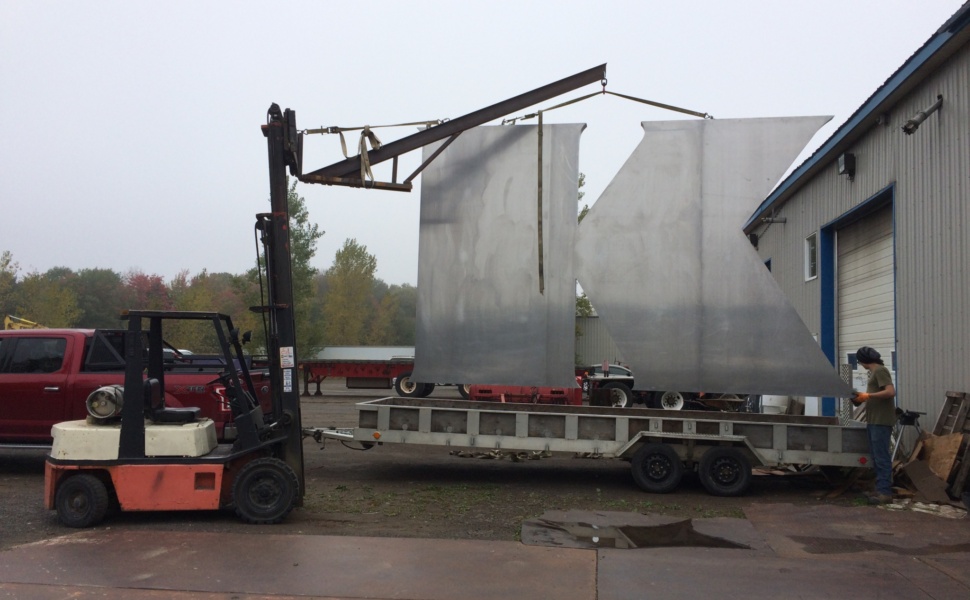 Lettre aluminium