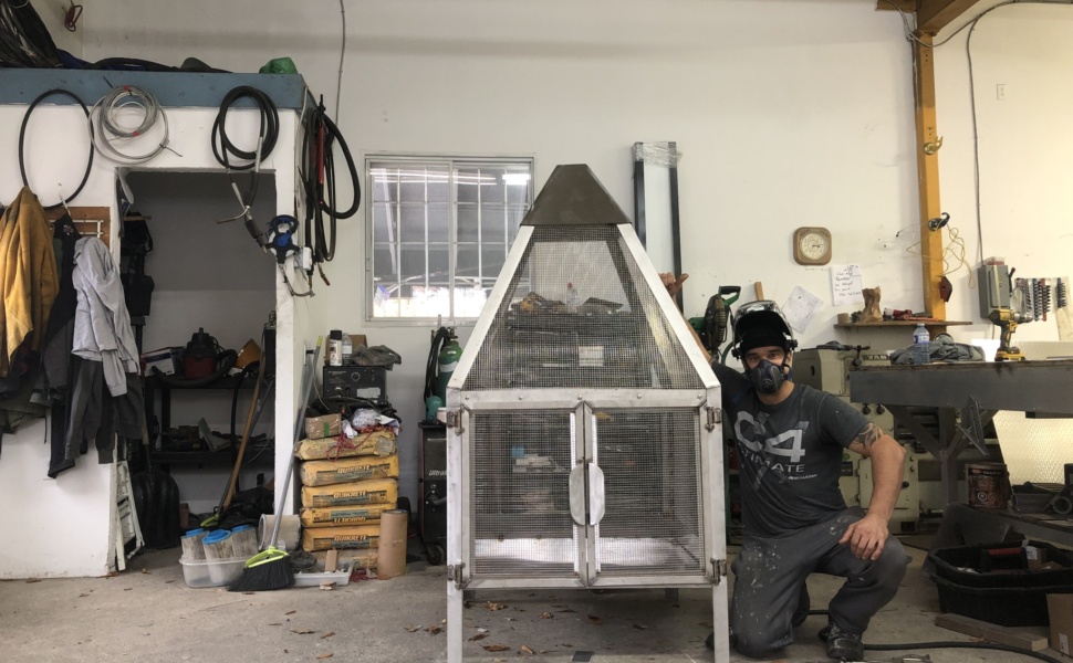 Foyer sur mesure en aluminium