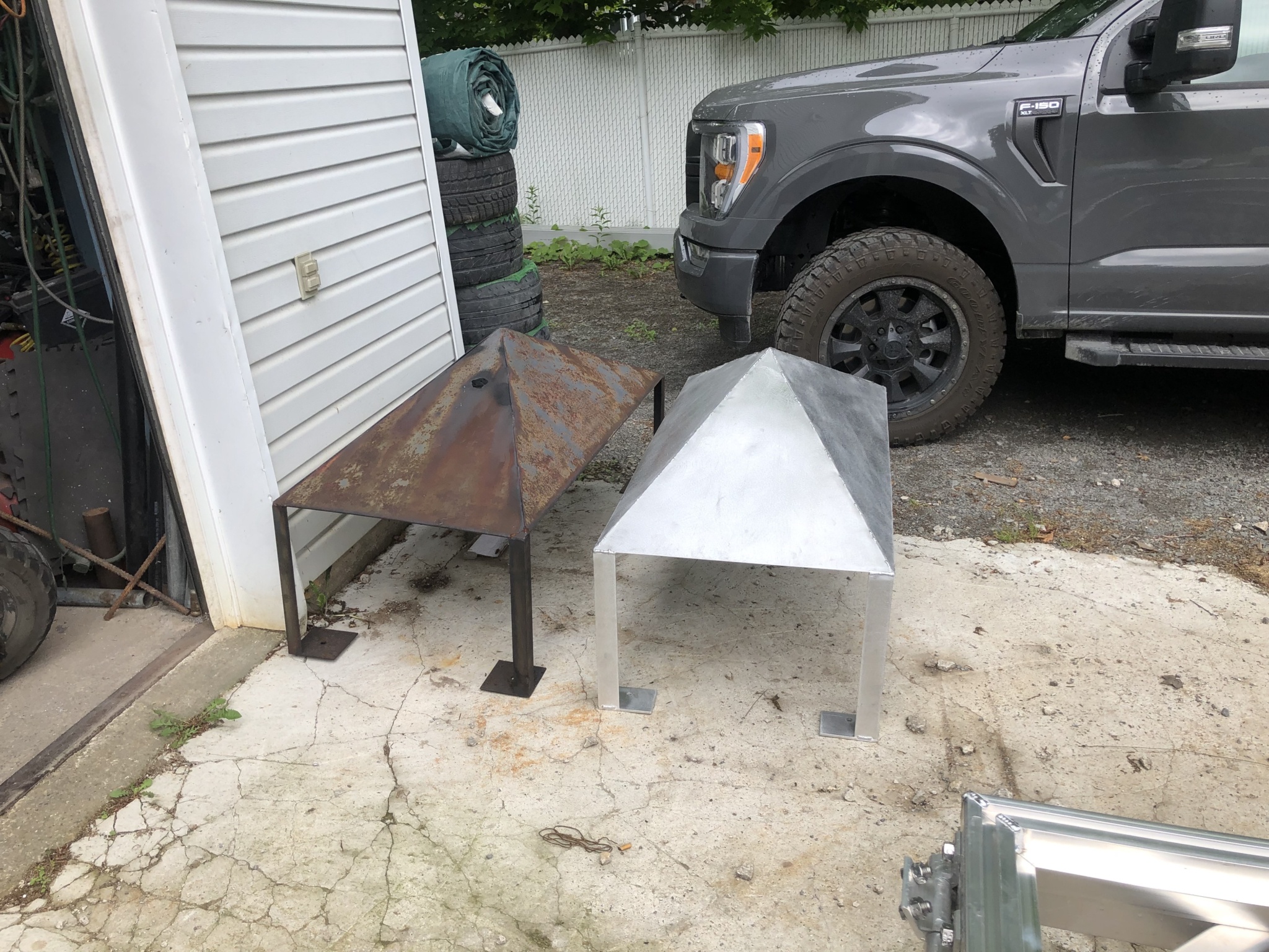Toit en aluminium