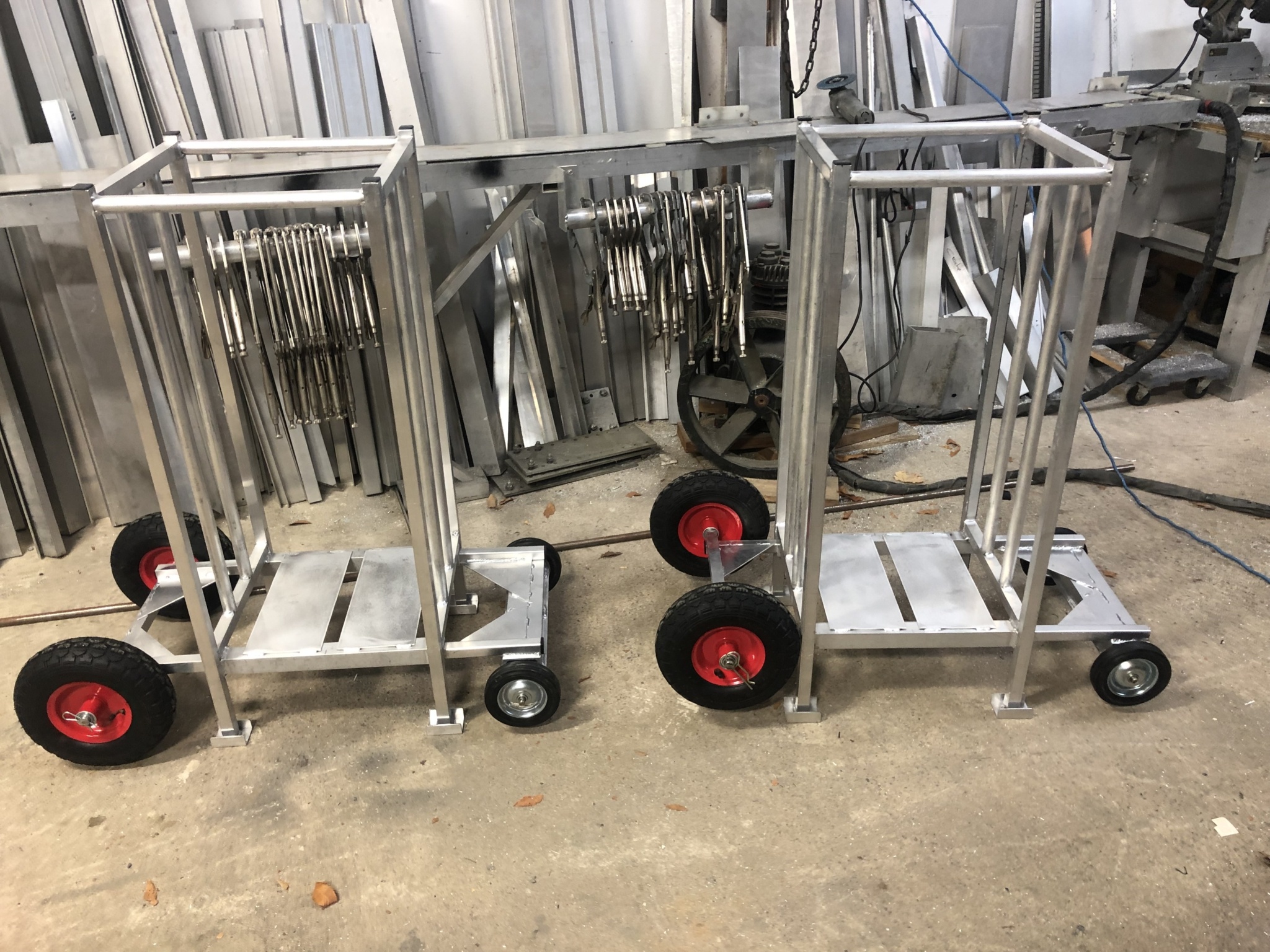 Chariot en aluminium