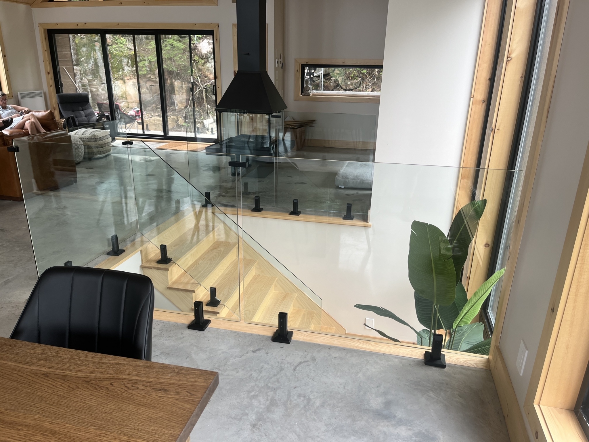 Clôture en verre