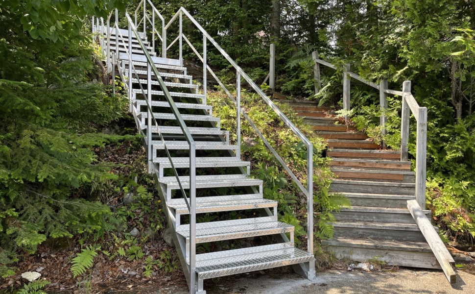 Escalier palier pour quais 2