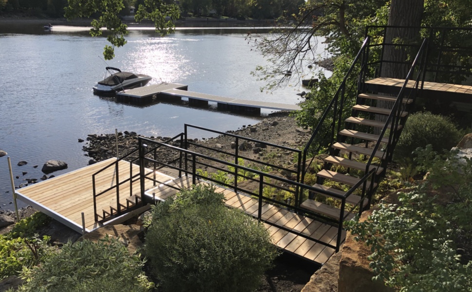 Escaliers pour quais Conception Forget