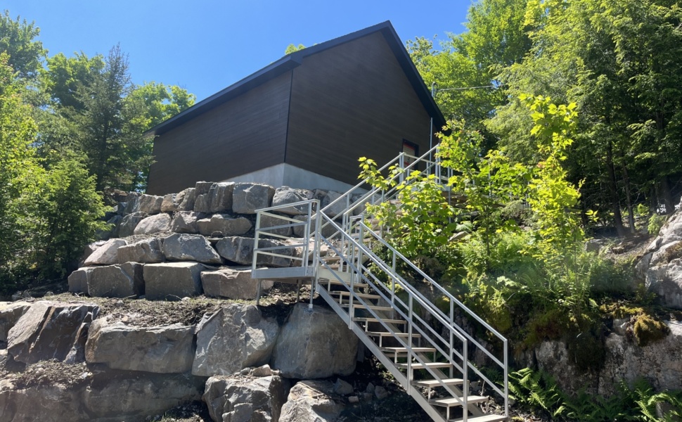 Escaliers et rocailles