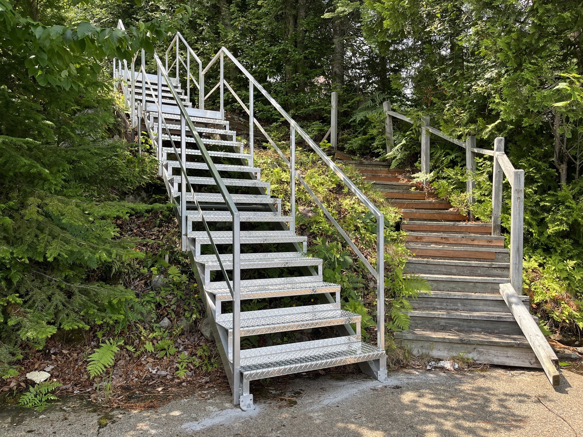 Escalier palier pour quais 2
