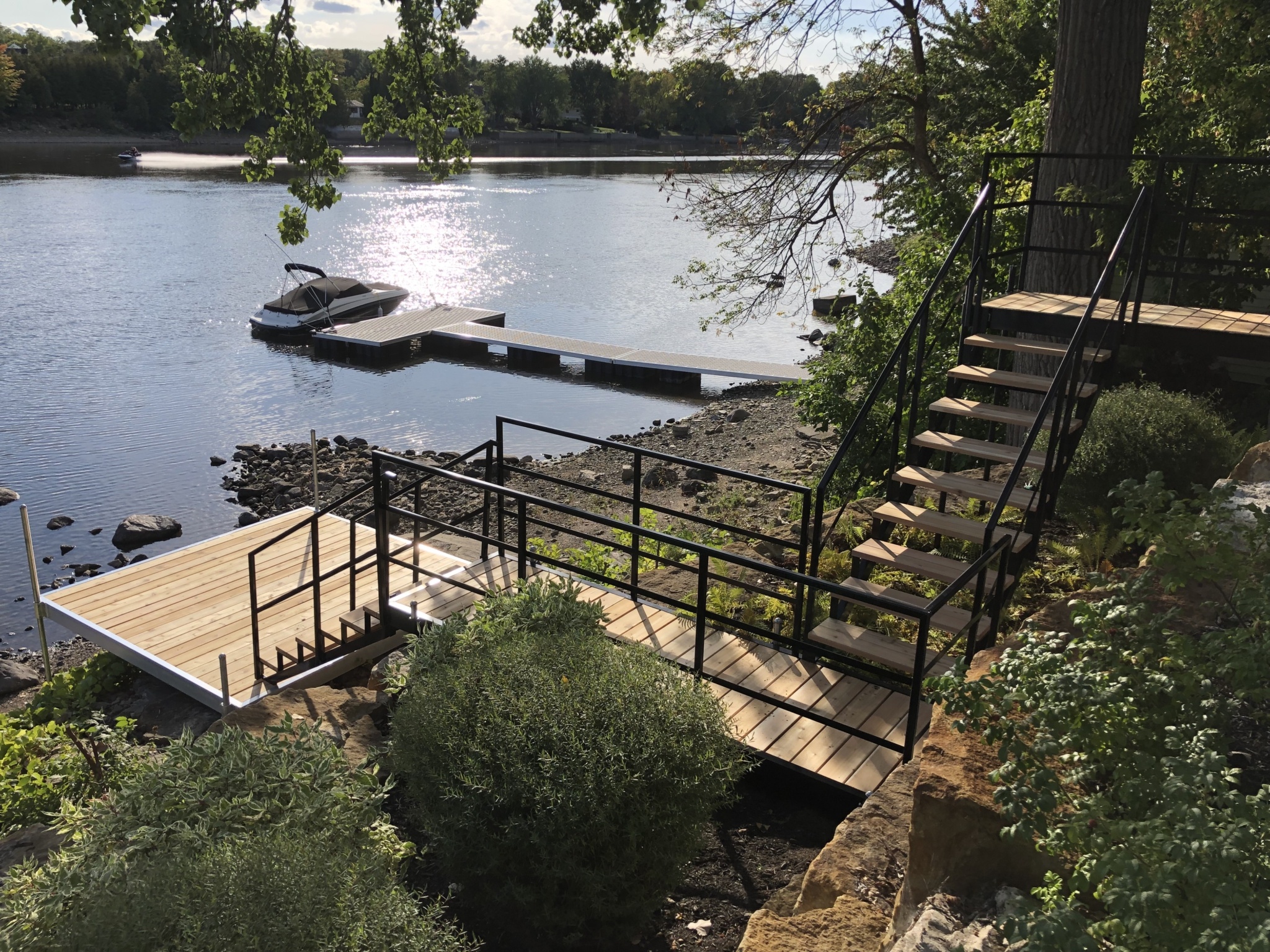 Escaliers pour quais Conception Forget