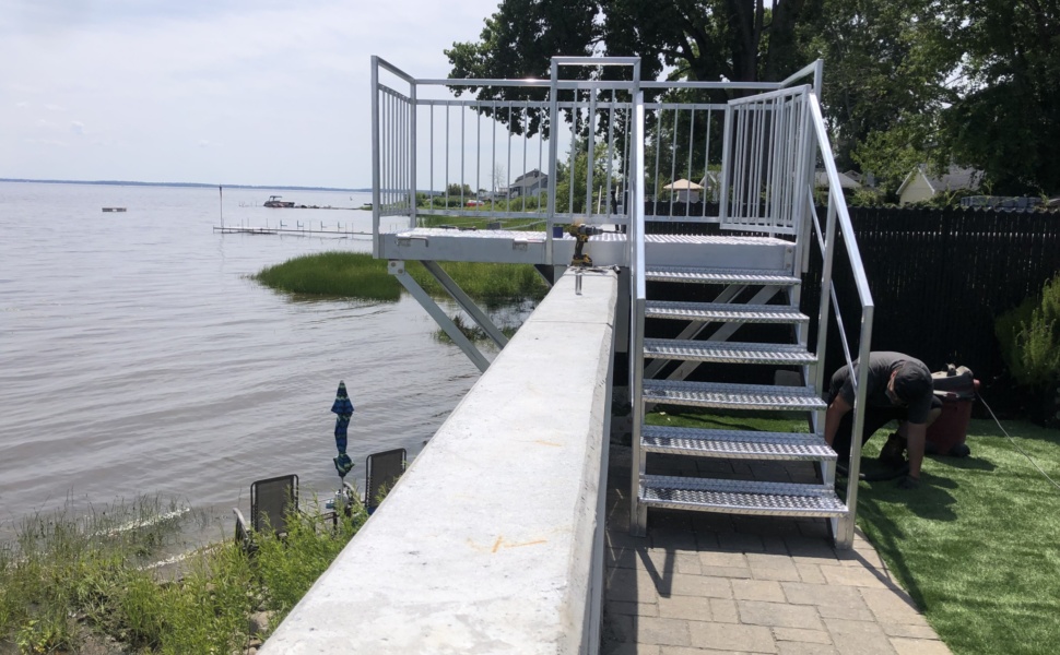 Escalier en aluminium