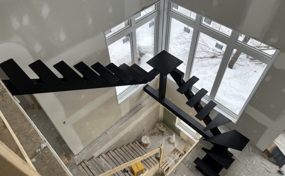 Fabrication d'escalier sur mesure