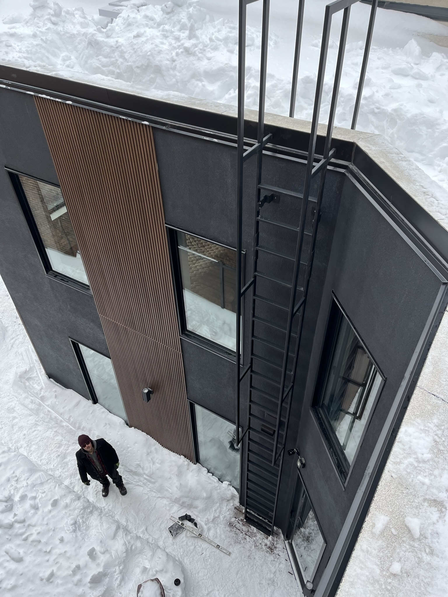 Echelle dacess au toit