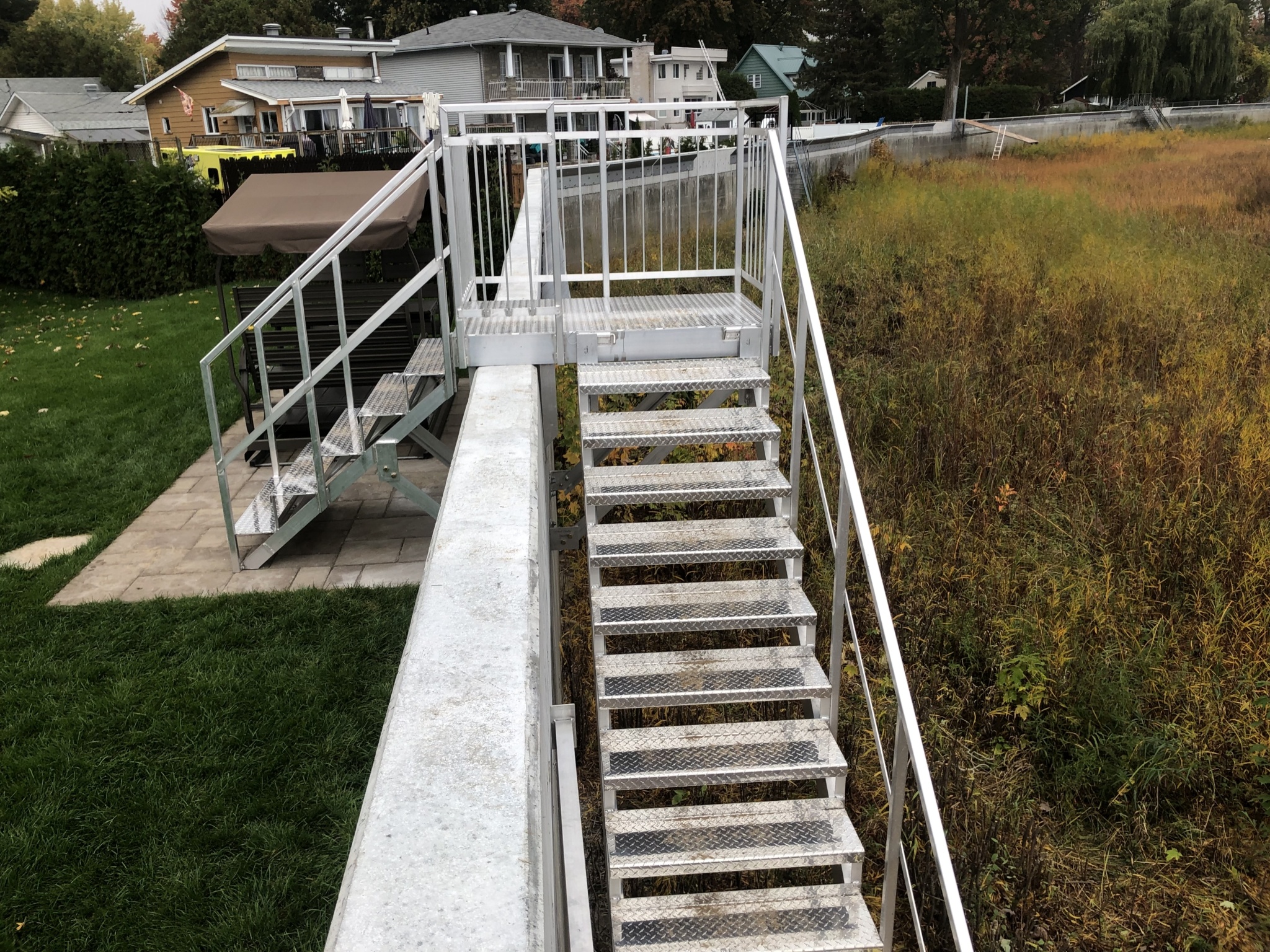 Escalier extérieur sur mesure