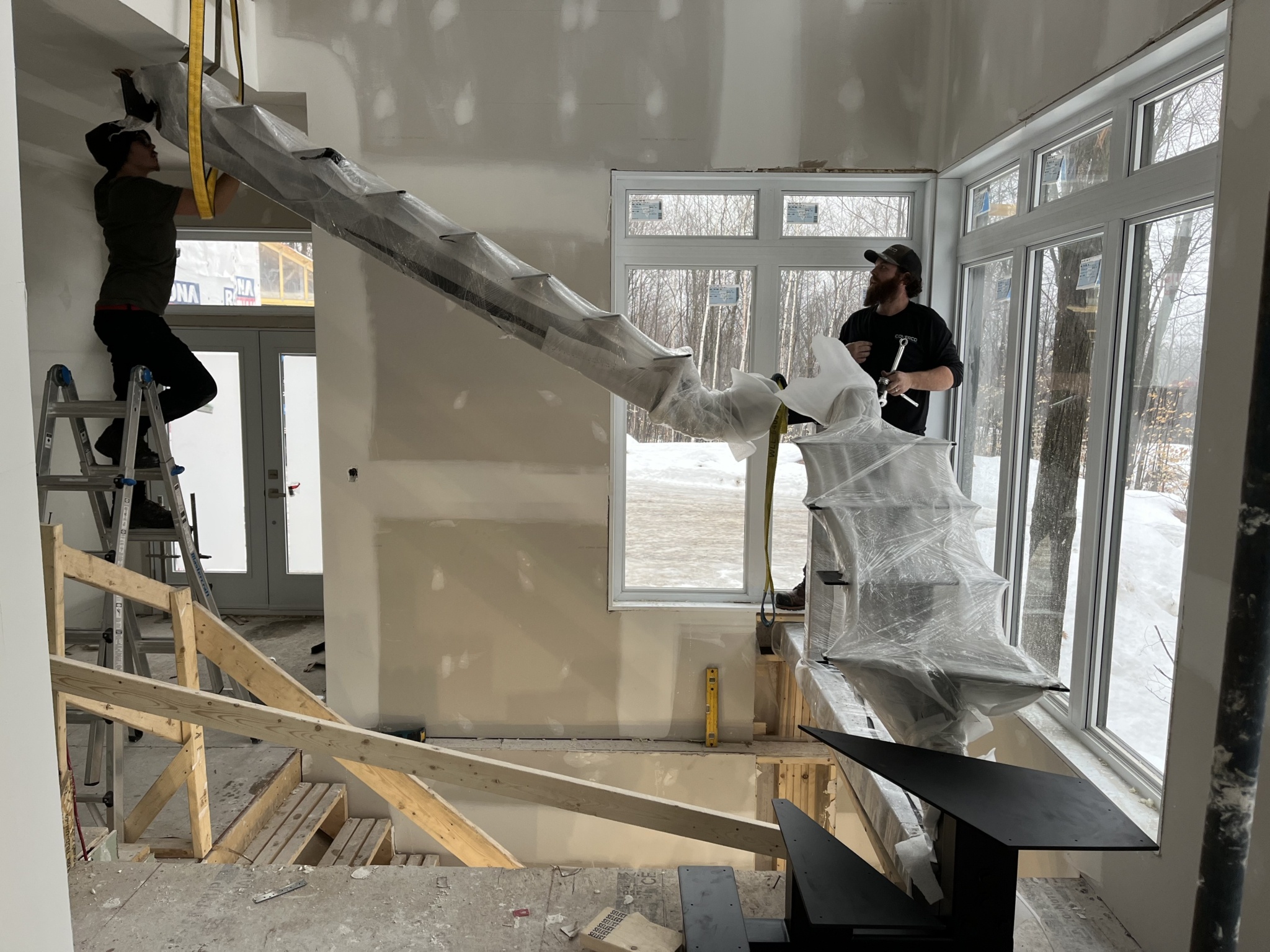 Fabrication d'escalier résidentiel sur mesure