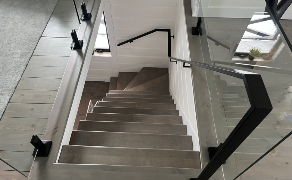 Main d'appui aluminium noir