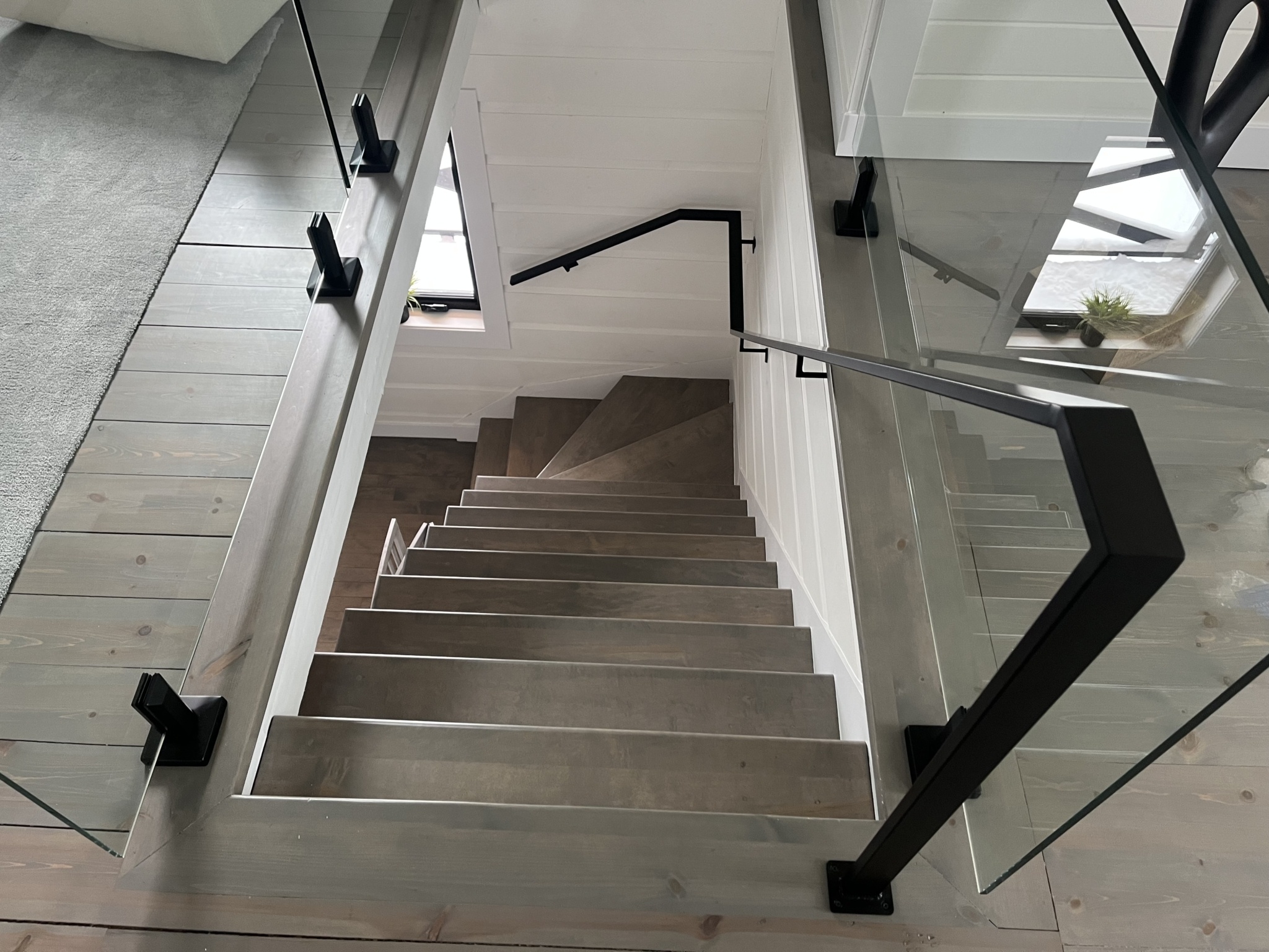 Main d'appui aluminium noir