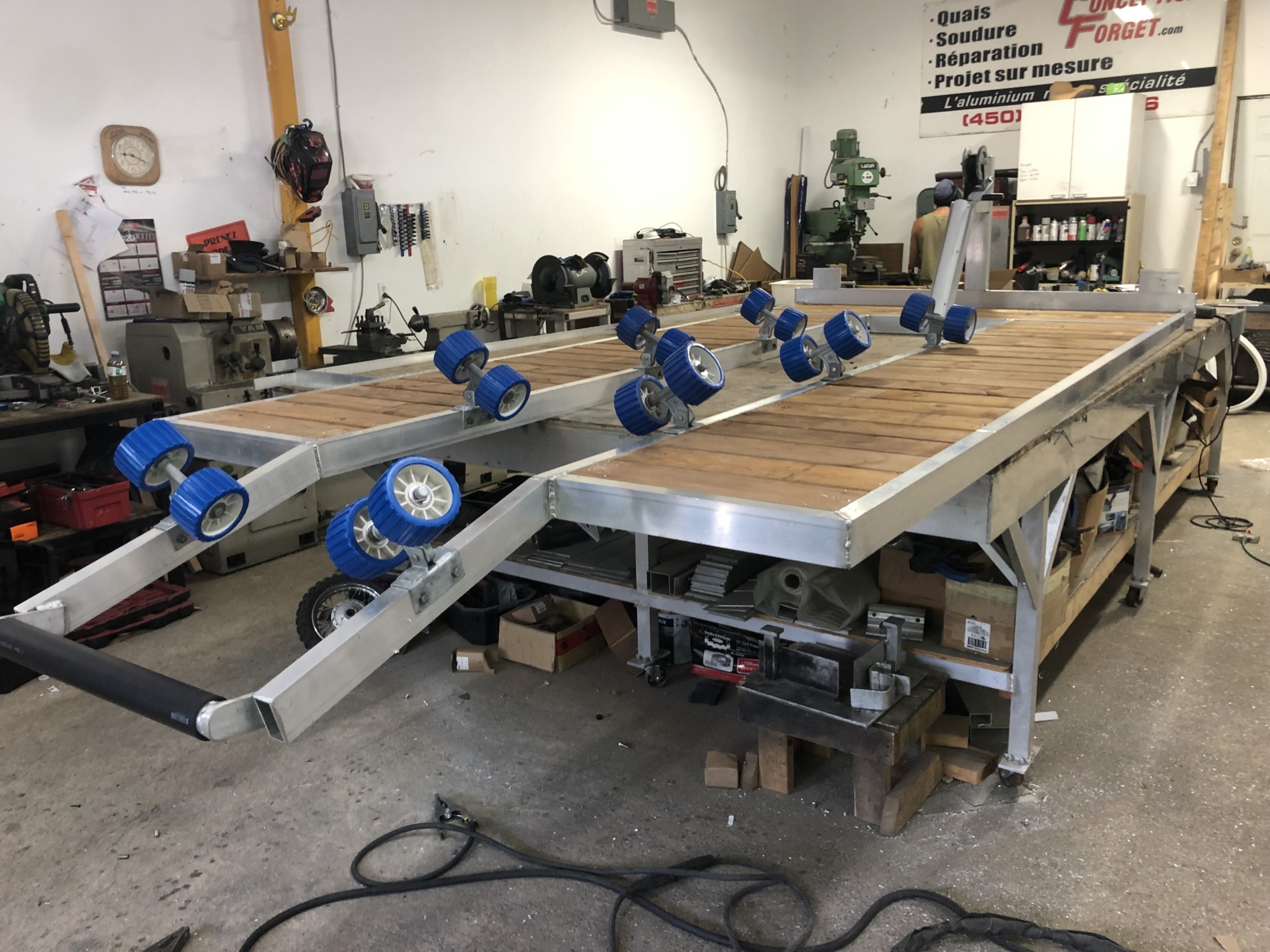 Fabrication de quai sur mesure