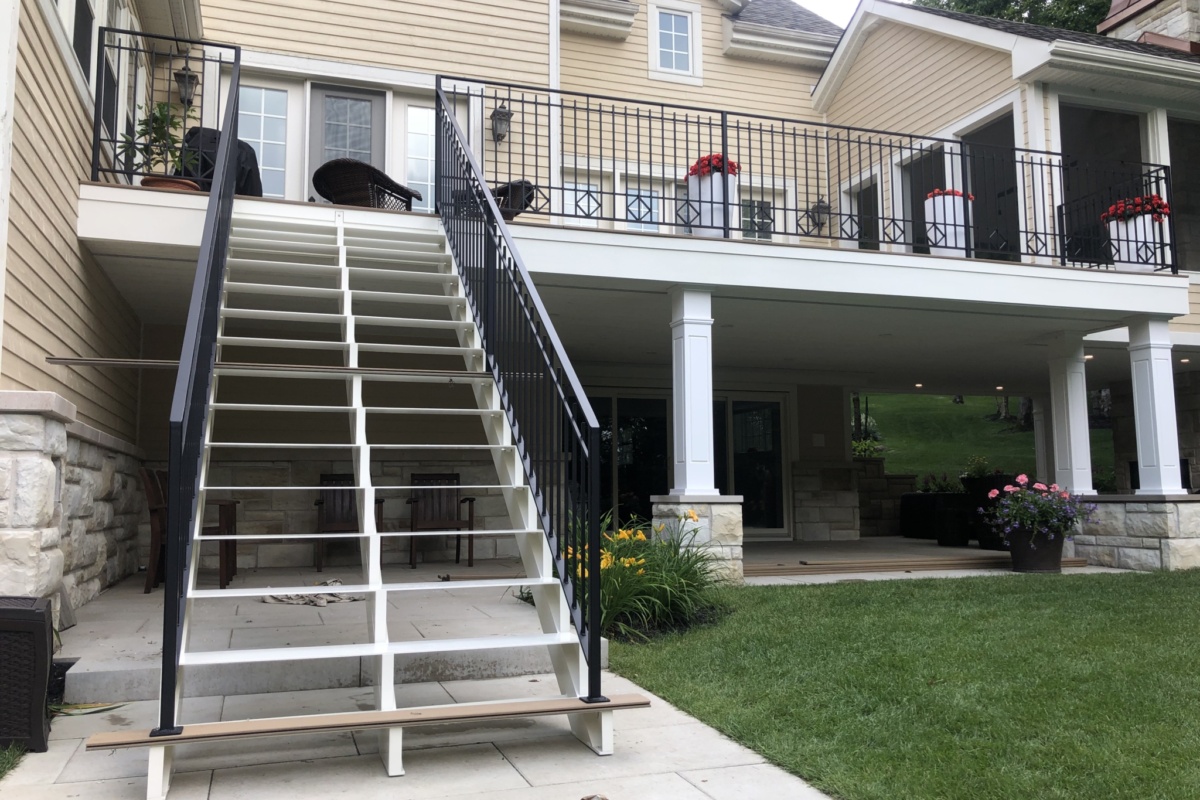 Rampe extérieure sur mesure