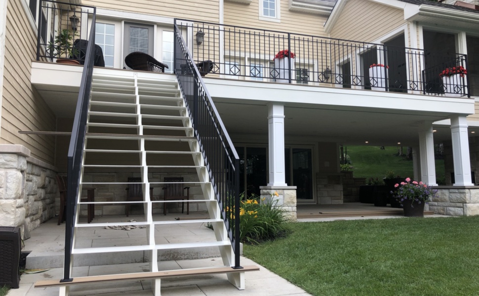 Rampe extérieure sur mesure
