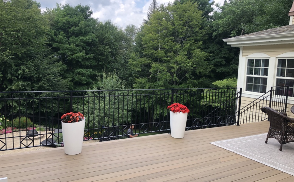 Fabrication de rampe extérieure pour balcon