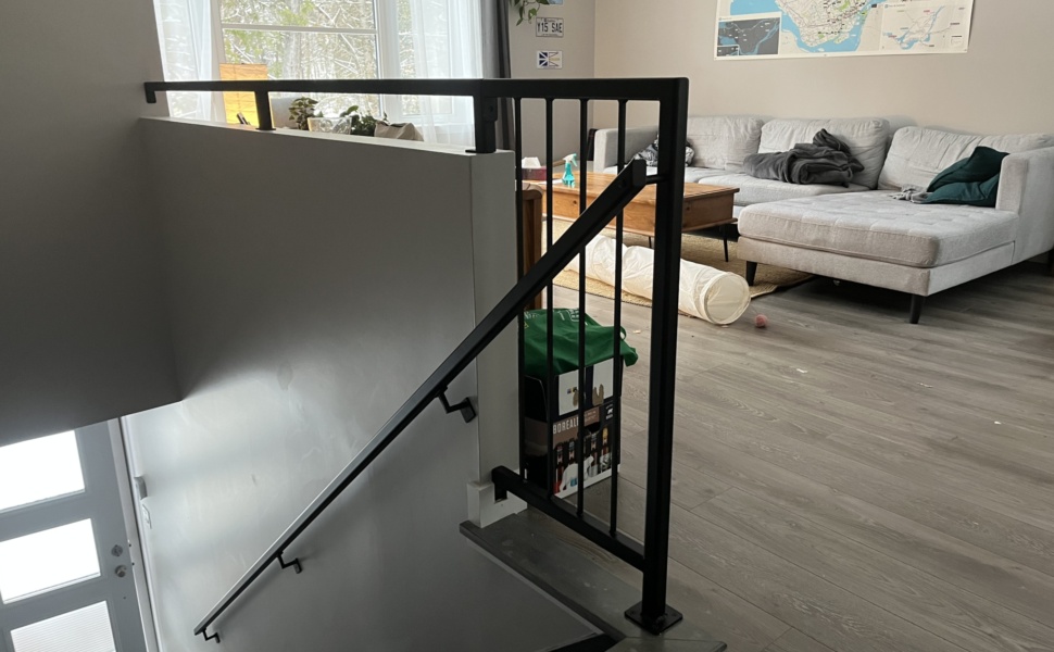 Rampe d'escalier intérieure