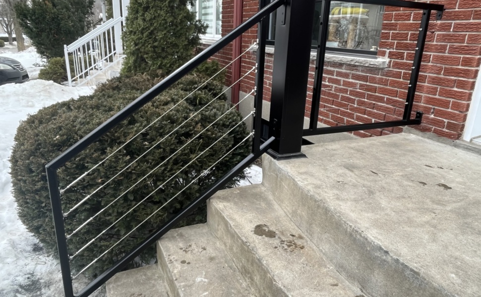 Rampes extérieures sur mesure