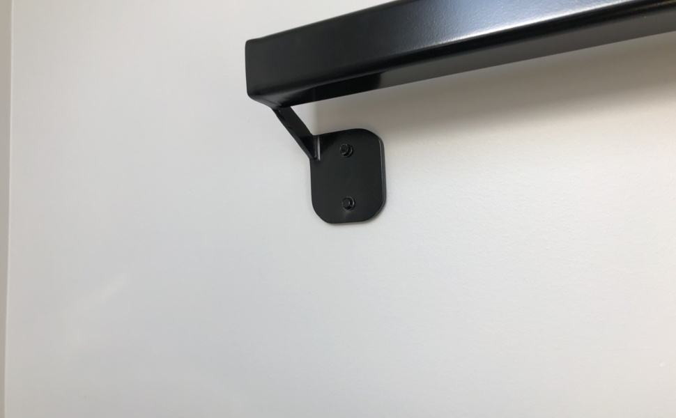 Support pour rampe en aluminium