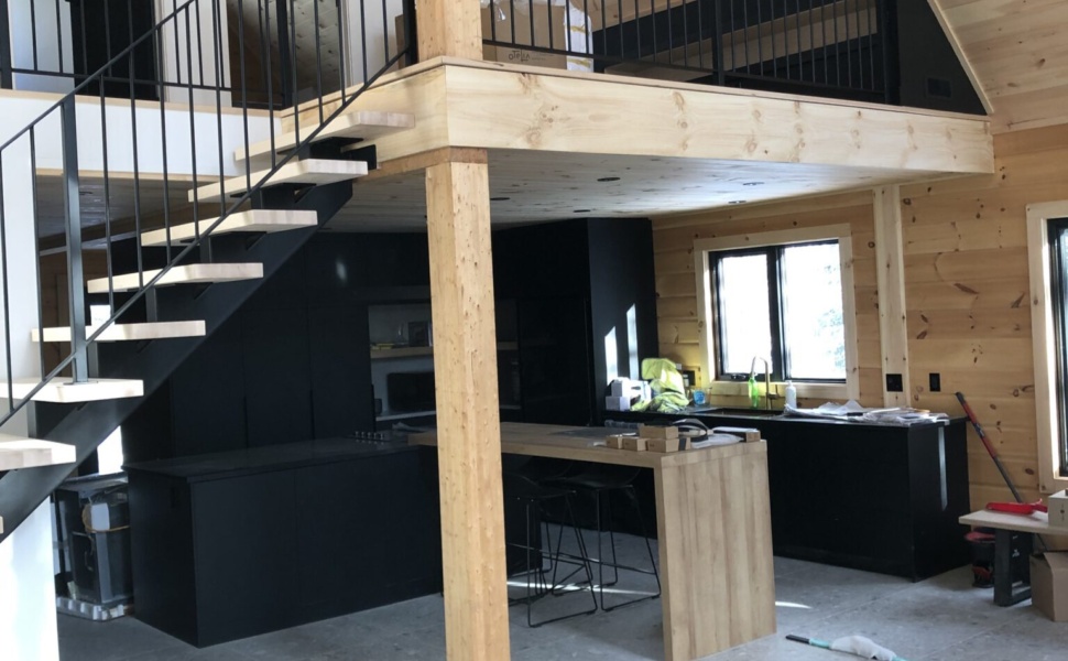 Rampe pour escalier résidentiel
