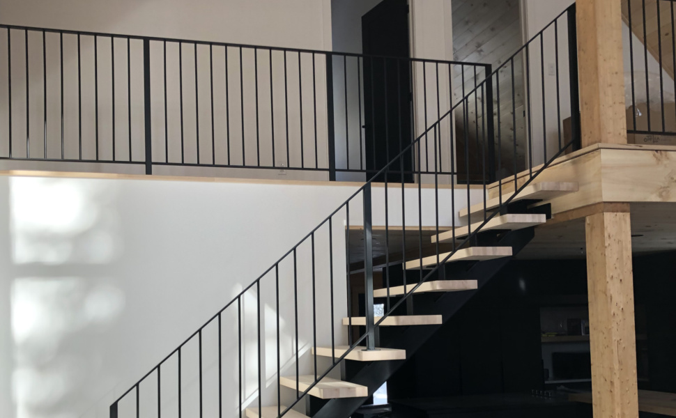 Rampe sur mesure en acier