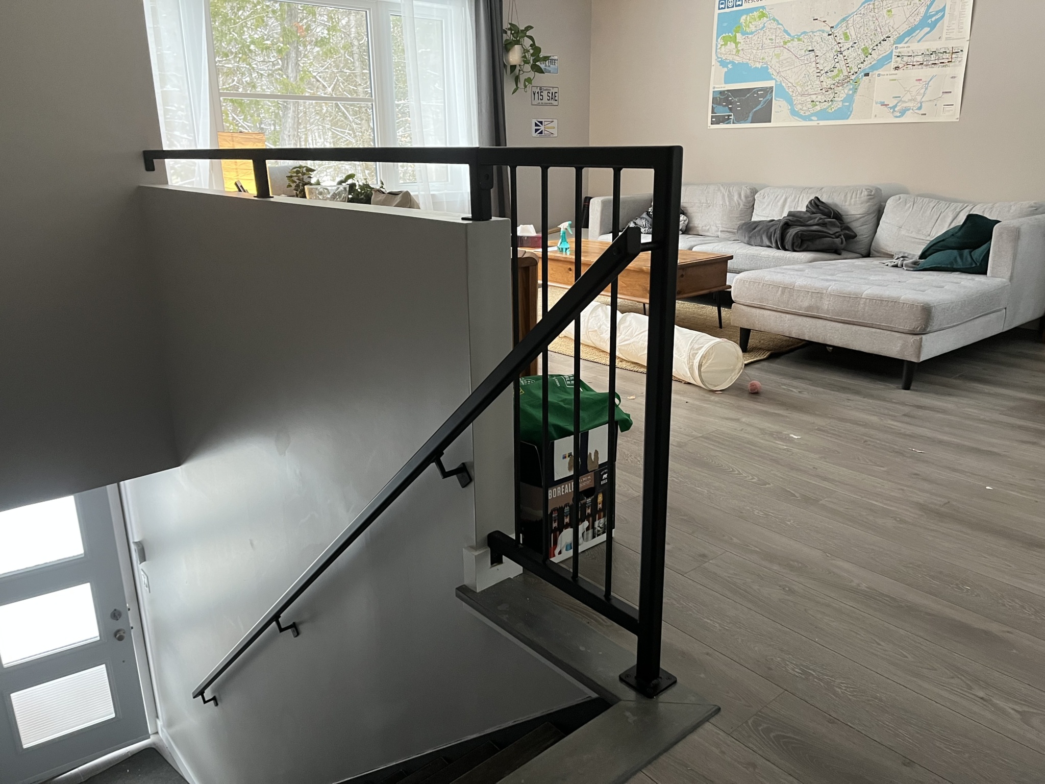 Rampe d'escalier intérieure