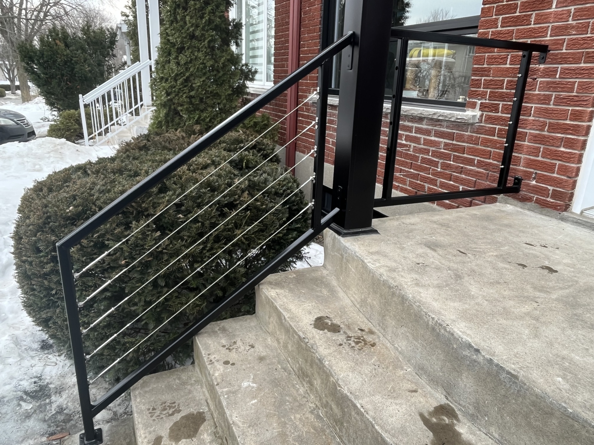 Rampes extérieures sur mesure