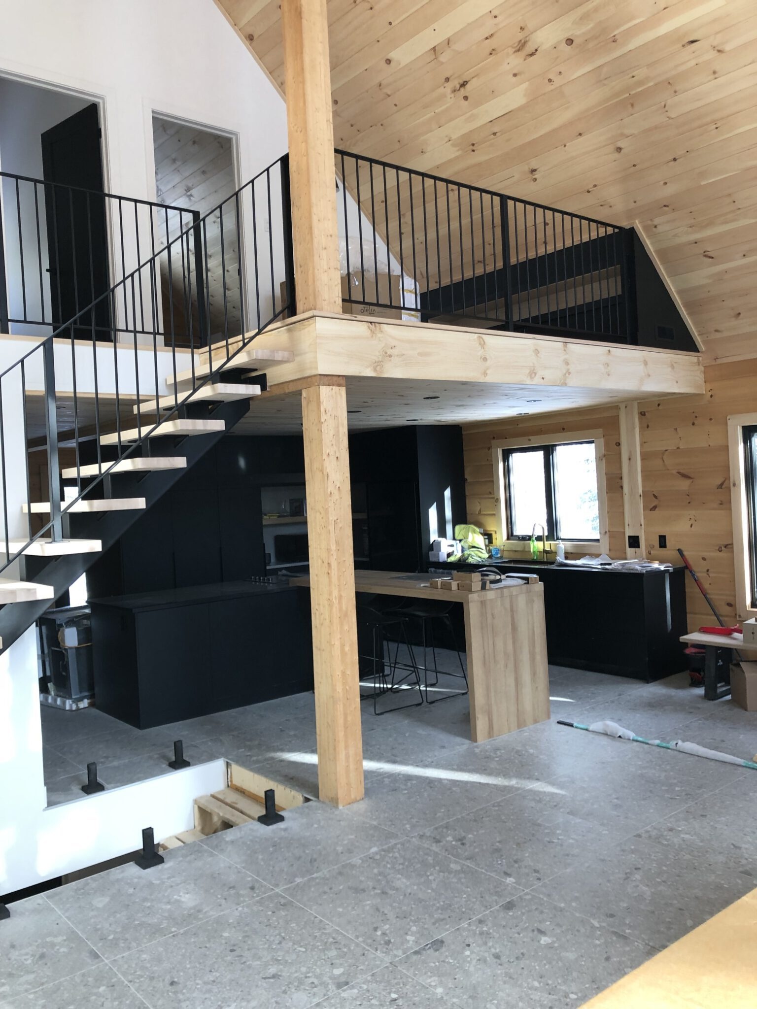 Rampe pour escalier résidentiel