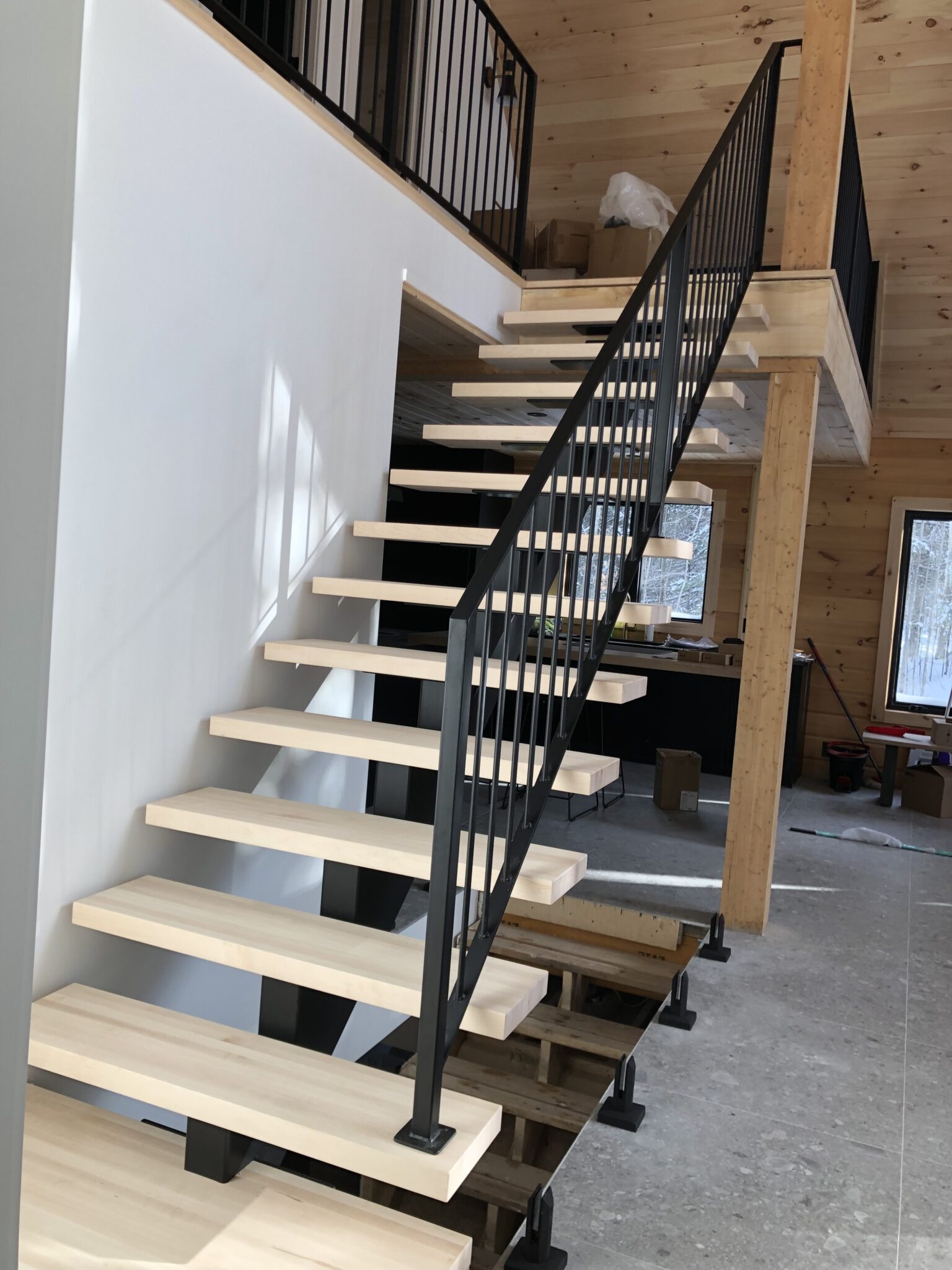 Rampe d'escalier sur mesure