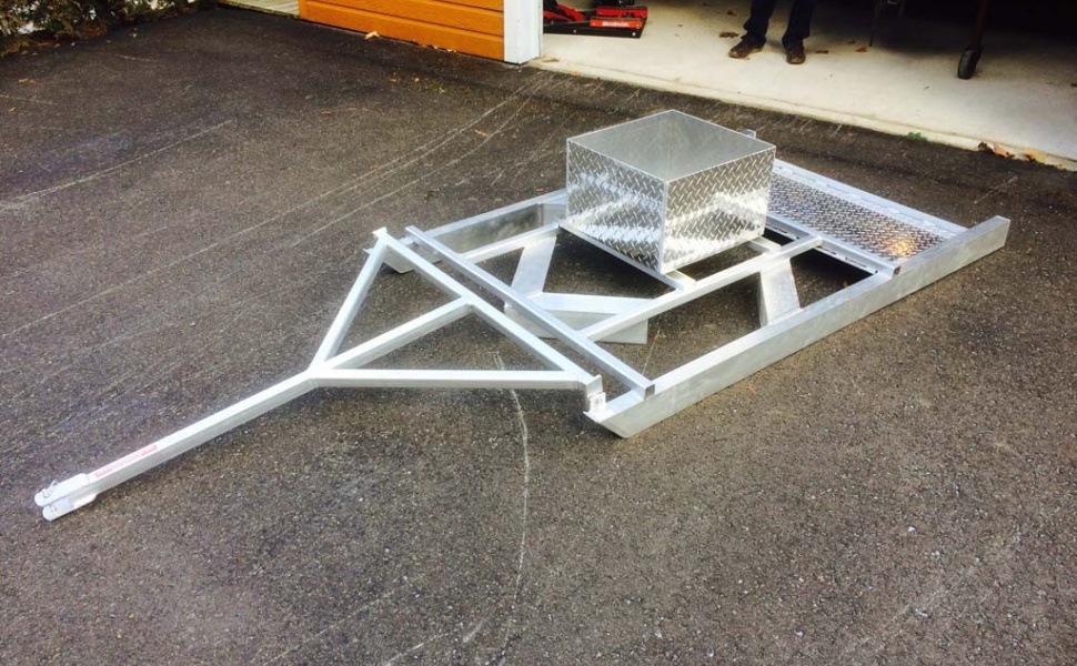 Remorque en aluminium