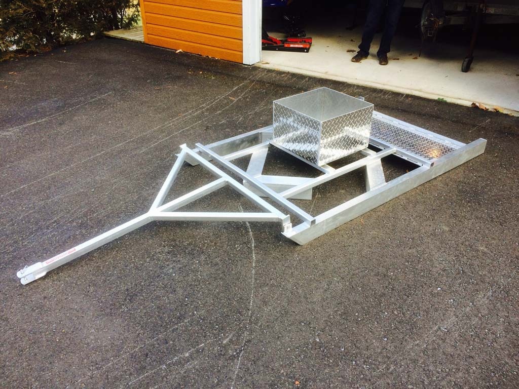 Remorque en aluminium