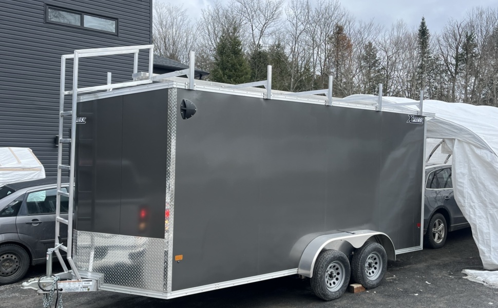 Rack a echelle remorque et echelle