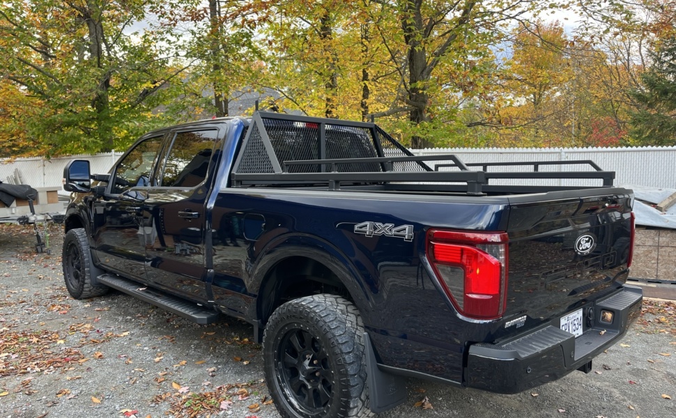 Rack a pick up avec protege vitre arriere