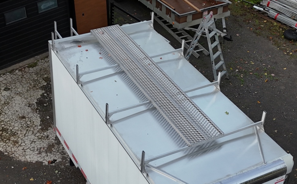 Supports echelle marche double