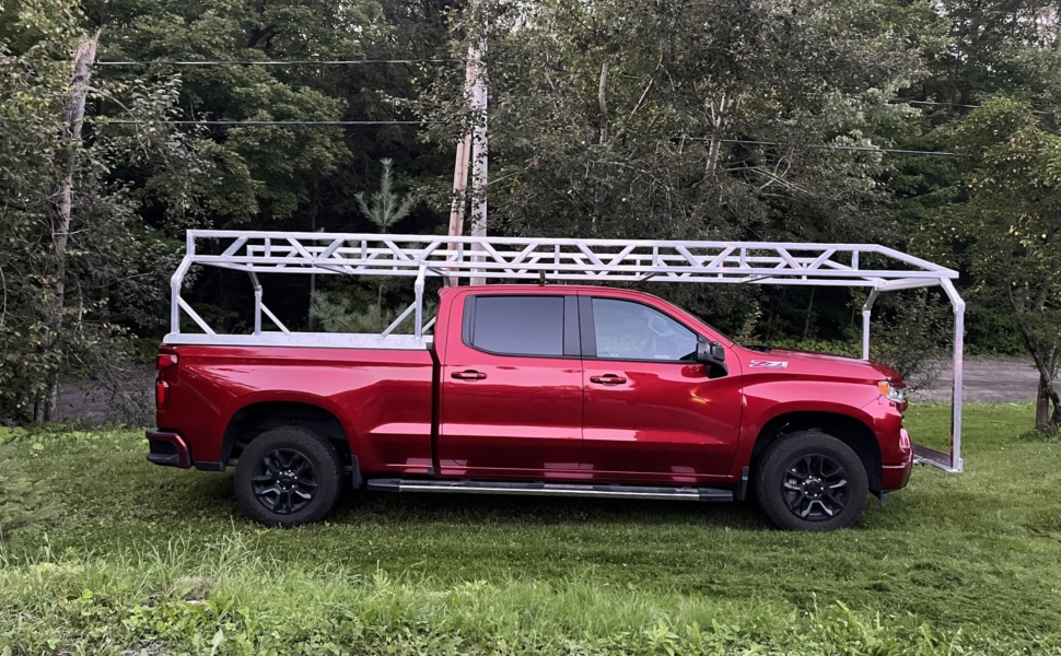 Installation de support pour camion style pick up