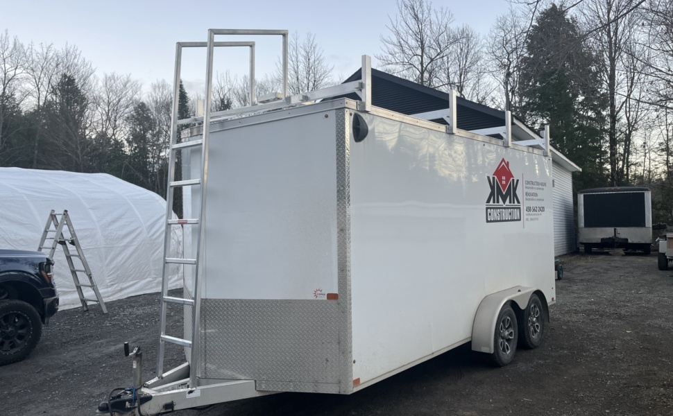 Support à échelle pour remorque et camion