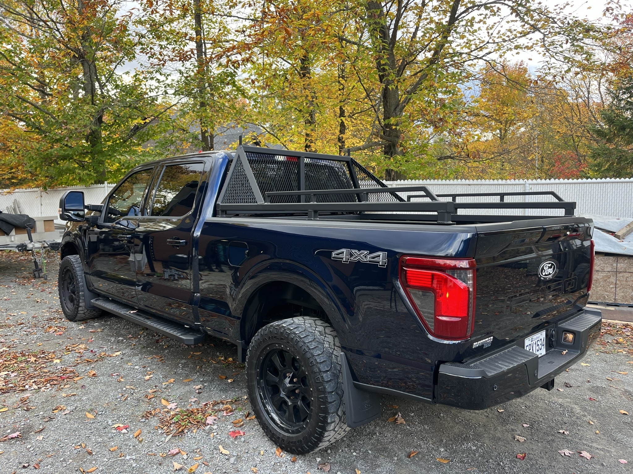 Rack a pick up avec protege vitre arriere