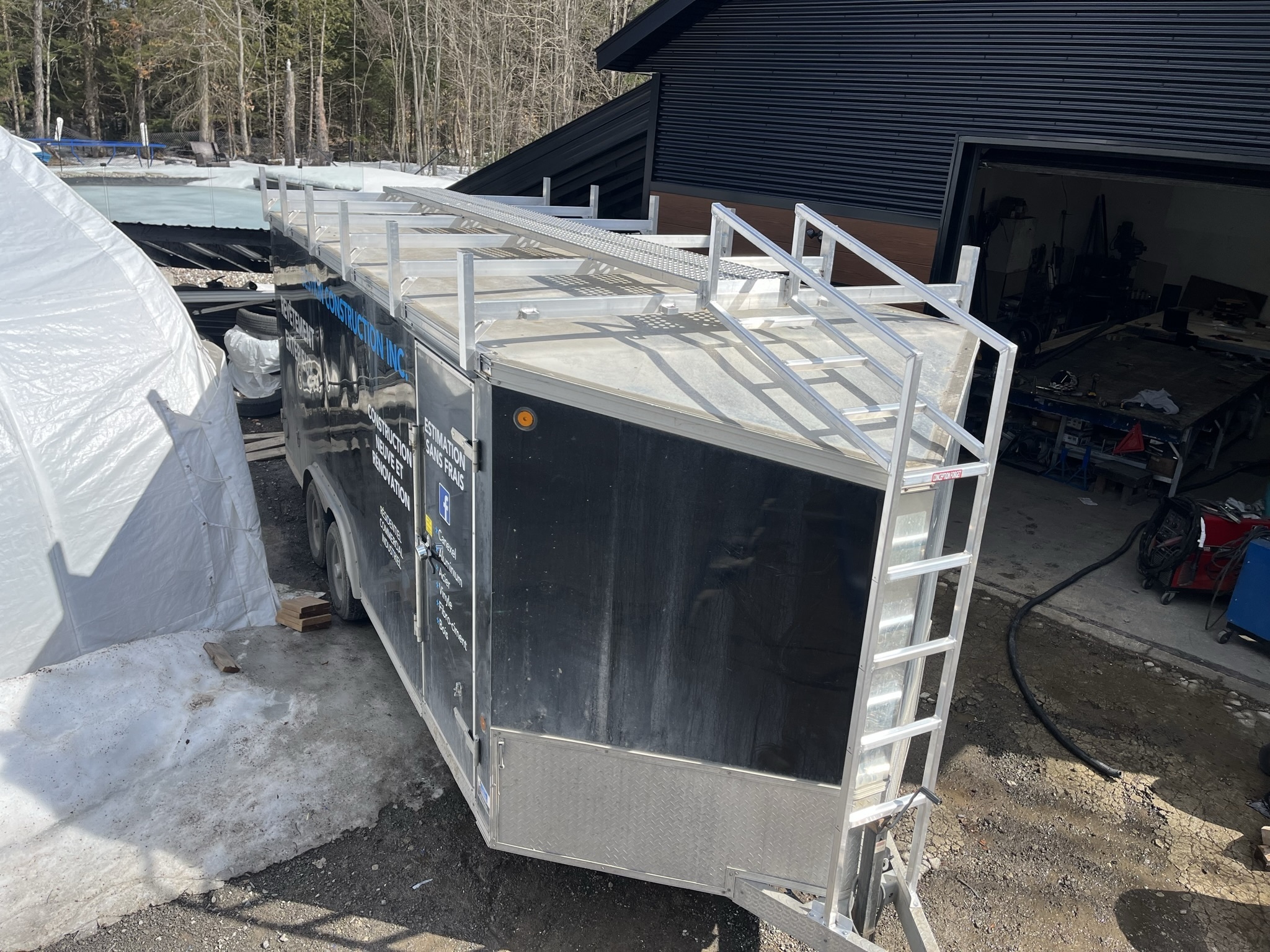 Supports a echelle pour trailler