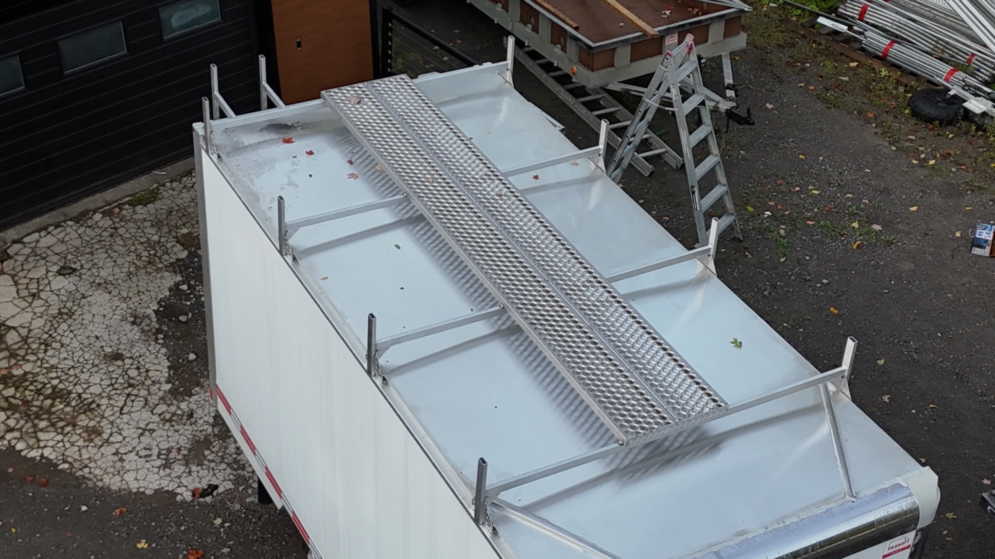 Supports echelle marche double