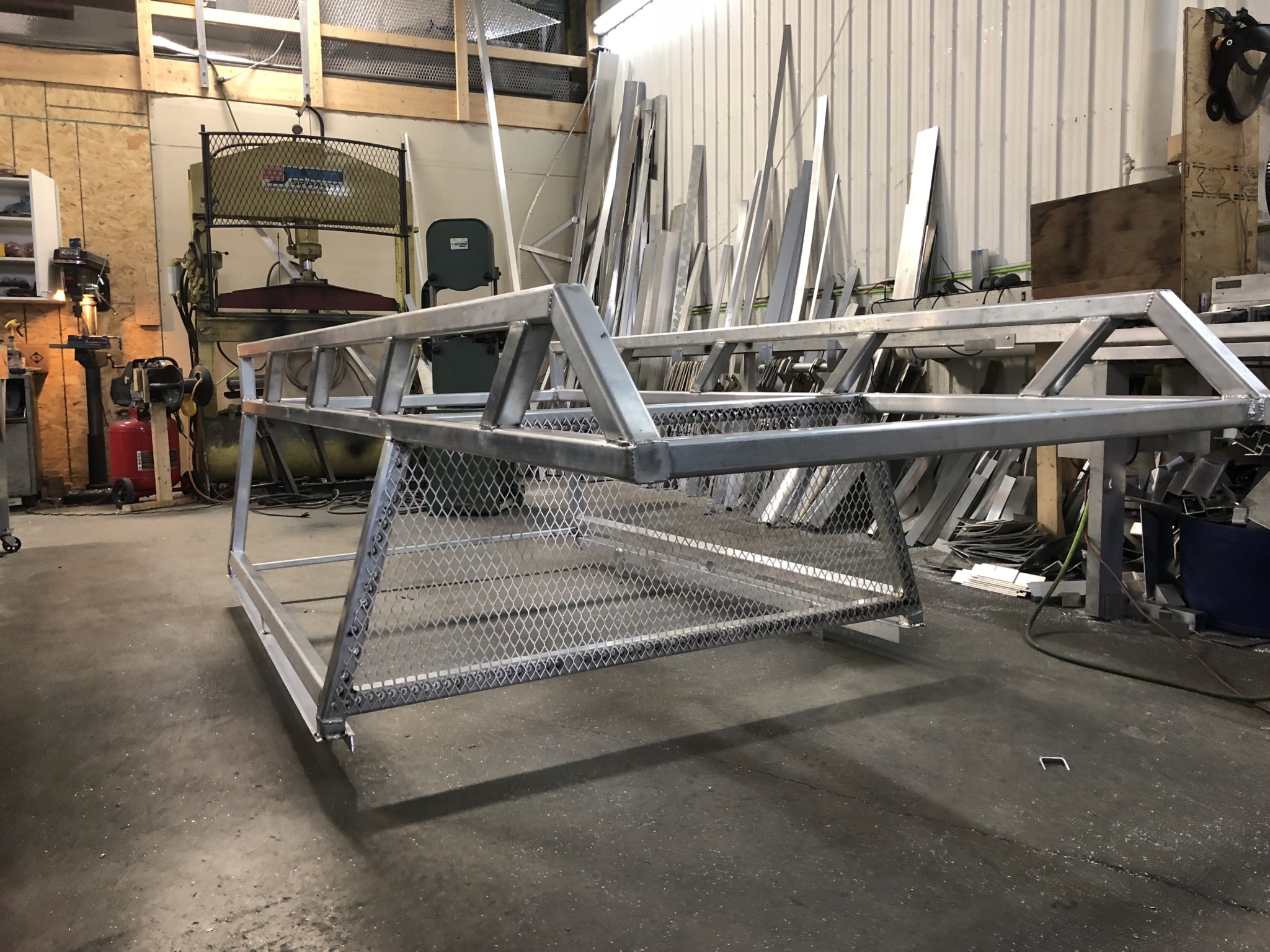 Support d'aluminium