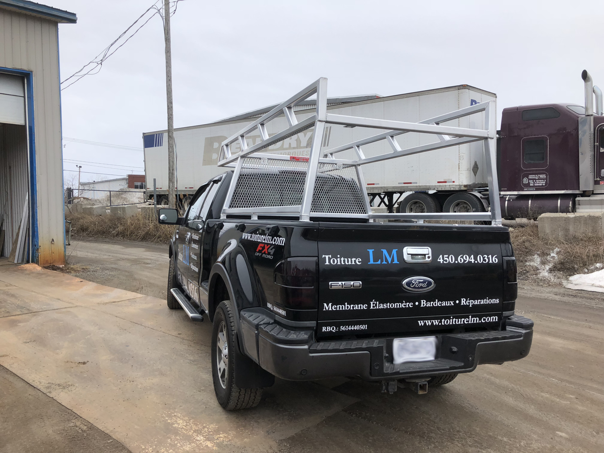 Support en aluminium pour pick-up